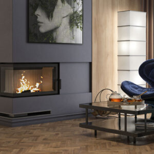 En av höjdpunkterna med Defro Home Impuls ME är dess tvåsidiga design som gör den idealisk för installation i öppna planlösningar eller mellan två rum.