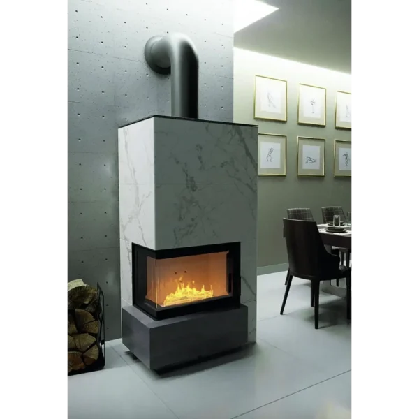 Når du leter etter en peis som forener moderne design, energieffektivitet og slitesterke materialer, er Defro Home Impuls et perfekt valg. Denne peisen med sin elegante marmor-finish og bruk av det eksklusive materialet Sinter Quartz gir både funksjonalitet og stil. Gjør hjemmet ditt til et varmt og sofistikert sted med denne toppmoderne løsningen.