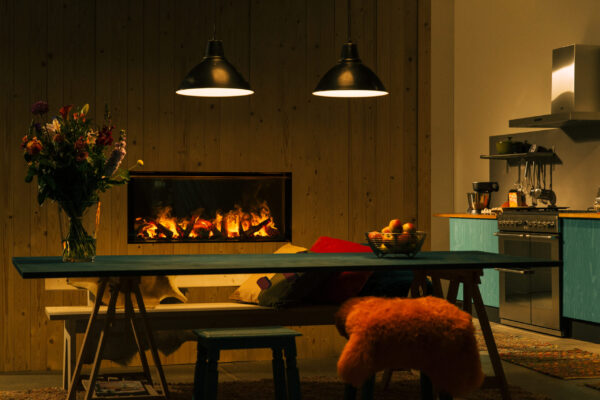 öppen spis el angfunktion