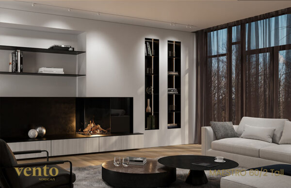 maestro 60 gaskamin gasolkamin med keramisk ved