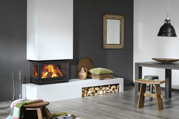 inbyggd kamin